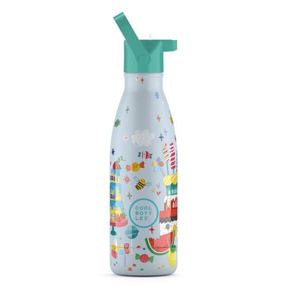 Dětská termoska Cool Bottles Kids 3D Candy land třívrstvá 350 ml