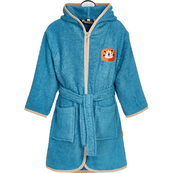 Dětský župan Playshoes Jungle petrol - froté