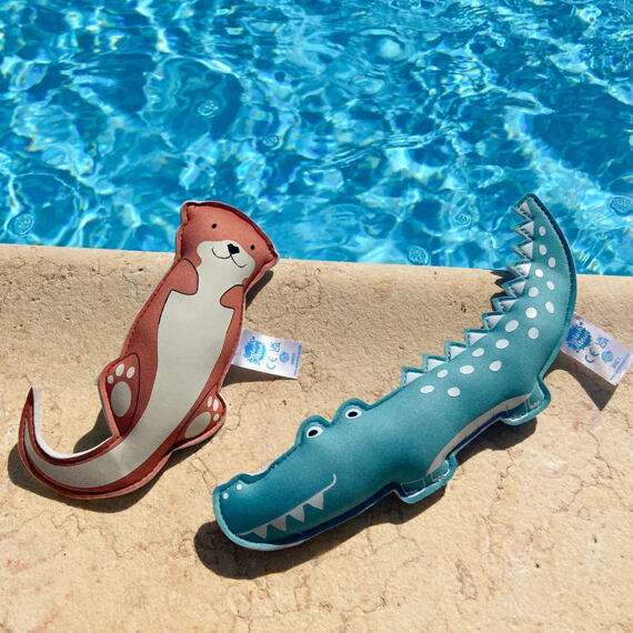 Neoprenové hračky do vody Splash About - Krokodýl a vydra