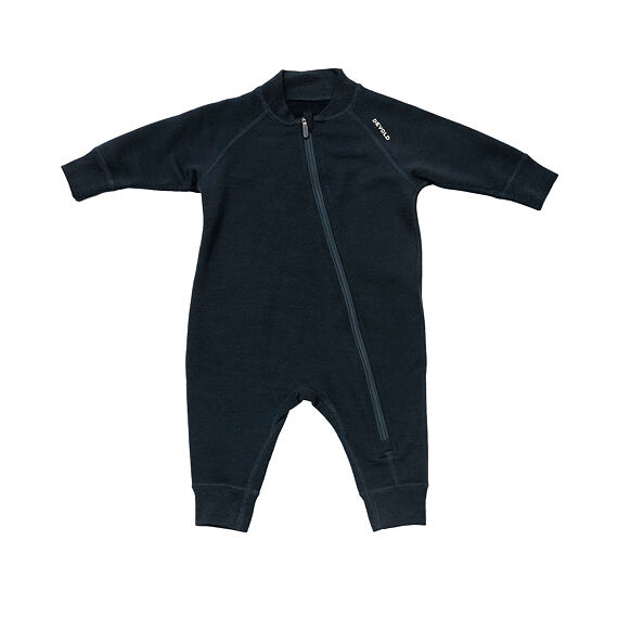 Dětský funkční overal s merinem Devold Nibba baby ink