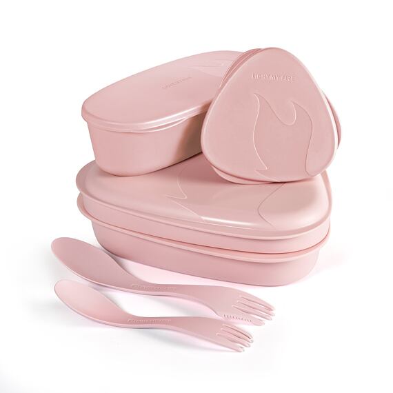 Cestovní svačinová sada Light my fire LunchKit 2.0 dustypink