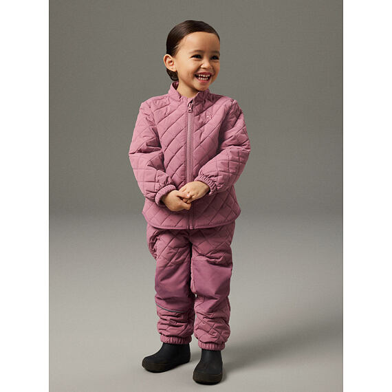 Dětský funkční prošívaný set Name it Chilly quilt - wistful mauve