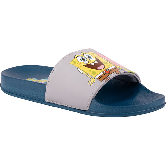 Dětské pantofle Coqui Stepy niagara blue / khaki grey SB