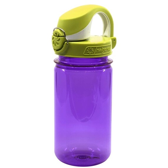 Dětská lahev Nalgene Clear Kids OTF 350 ml Purple laguna
