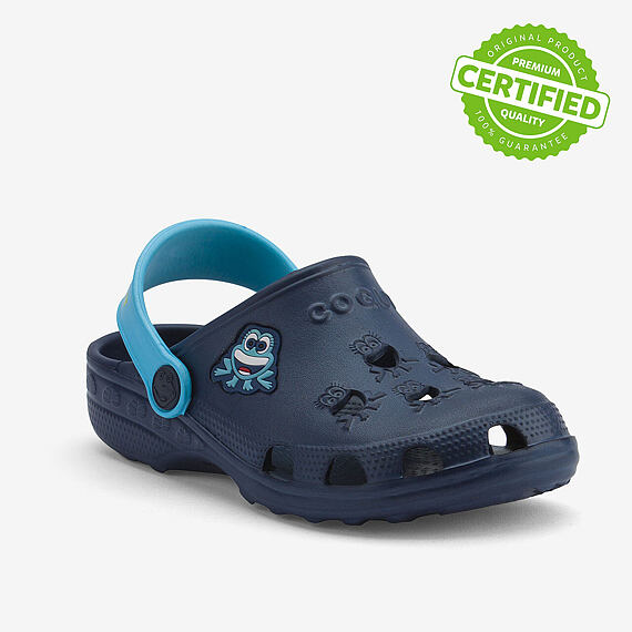 Dětské sandály Coqui Little frog navy / blue