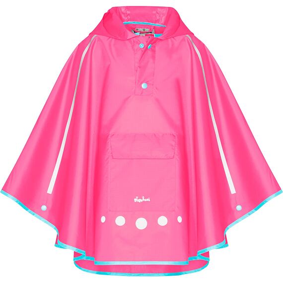 Dětská pláštěnka Playshoes neonově růžová - pončo