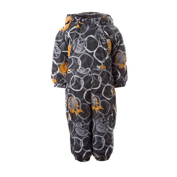 Dětská zimní membránová kombinéza Huppa Keira 1 gray pattern 200g- chybí kapuce