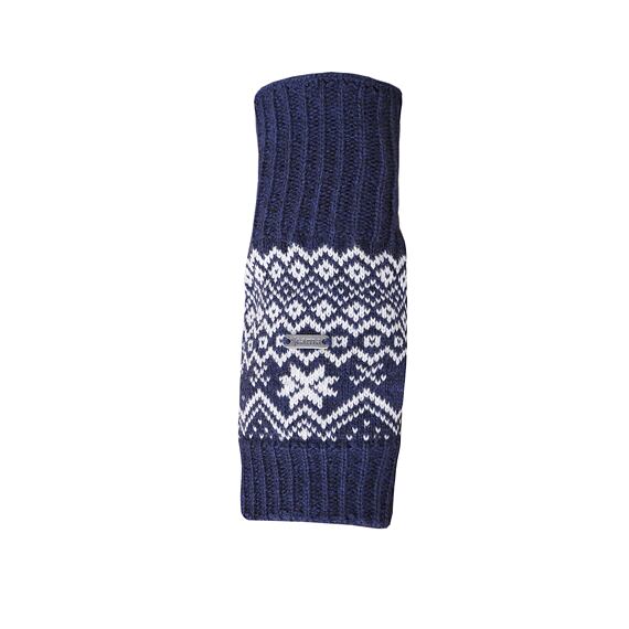 Pletené merino návleky Kama R401 tm. modrá