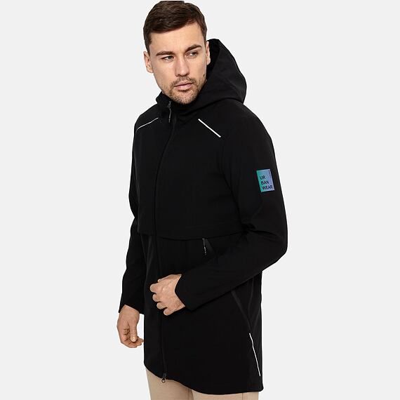 Pánský softshellový kabát Huppa Ahja black