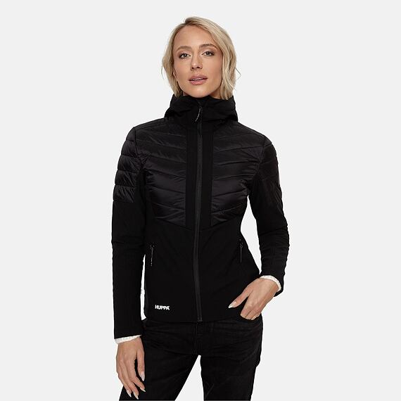 Dámská softshellová bunda Huppa Aria black 80g