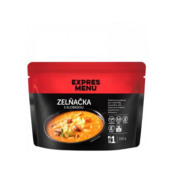 Zelňačka s klobásou Expres menu 1 porce