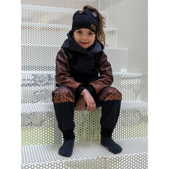 Dětský softshellový kabát Drexiss Leopard