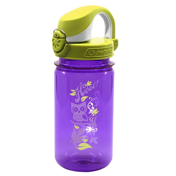 Dětská lahev Nalgene Clear Kids OTF 350 ml Hoot sustain