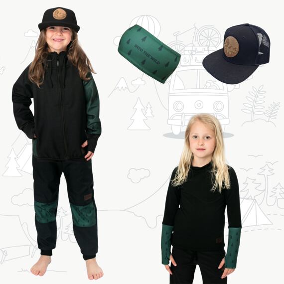Dětský softshellový outfit Into the wild