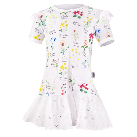 Dětská tunika Little Angel Outlast® tenká KR Herbář / madeira