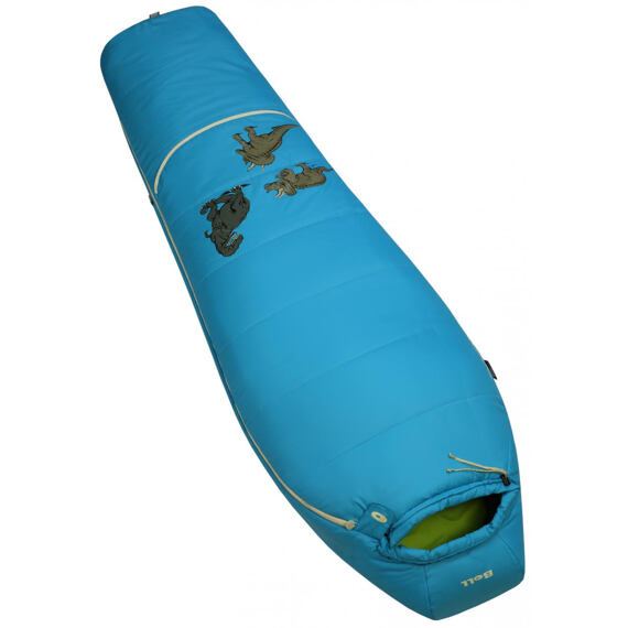 Dětský spací pytel Boll Patrol Lite atol modrý ROSTOUCÍ do 155 cm
