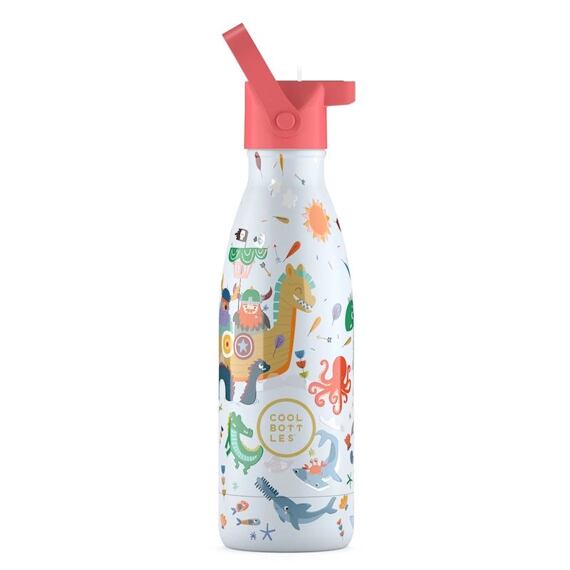 Dětská termoska Cool Bottles Kids 3D Brave Vikings třívrstvá 350 ml