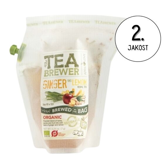 Grower's Cup čaj Ginger and Lemon v cestovním balení - 2. jakost