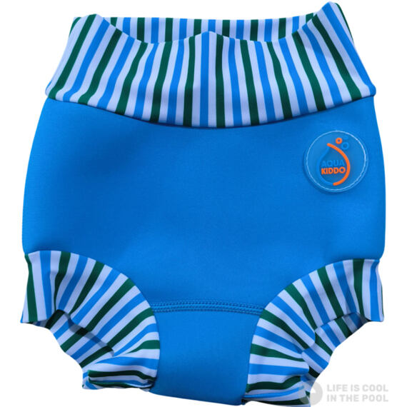 Dětské plenkové plavky AquaKiddo Swim Nappy neon blue