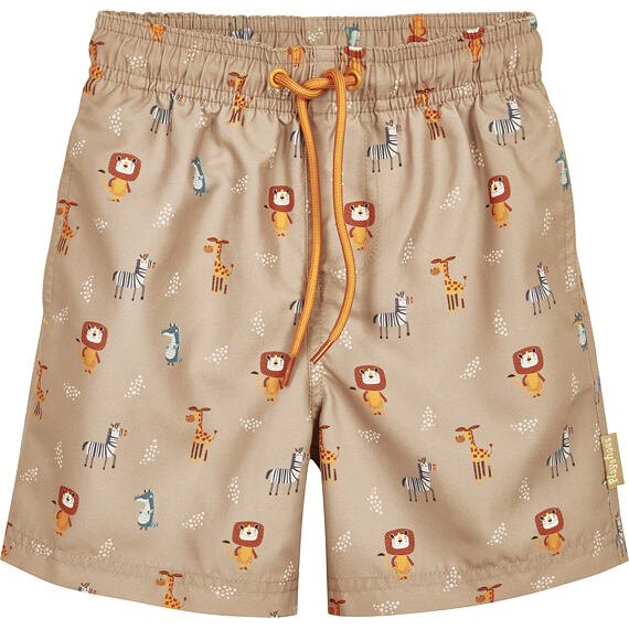 Chlapecké UV kraťasy Playshoes Wild Animals brown