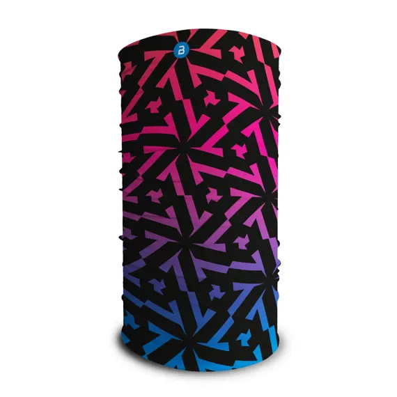 Multifunkční šátek Bosa Snow Flakes black