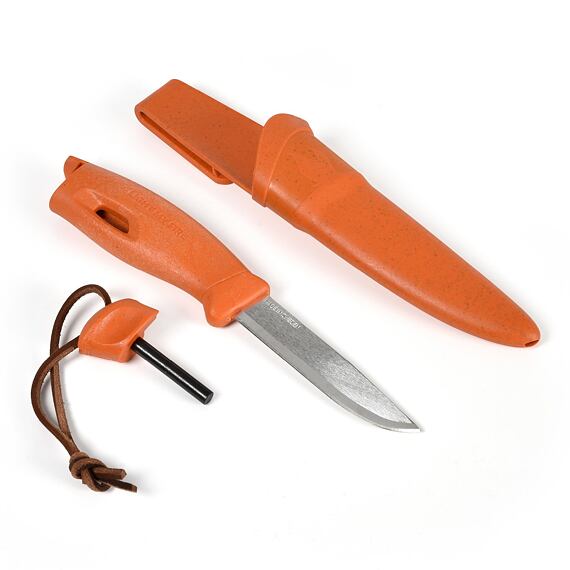 Outdoorový nůž s křesadlem Light my fire Swedish FireKnife 2in1 rustyorange