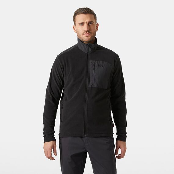 Pánská fleecová mikina Helly Hansen Daybreaker Block Jacket - black