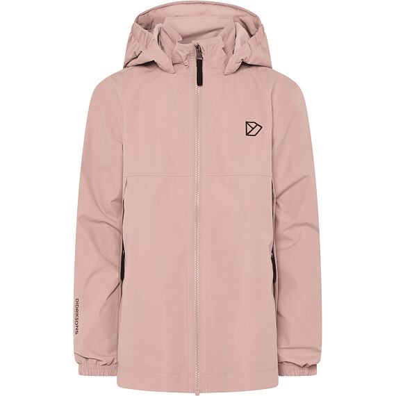 Juniorská dívčí nepromokavá bunda Didriksons Meliss vintage pink - ROSTOUCÍ