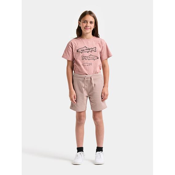 Dětské bavlněné kraťasy Didriksons Fejan  vintage pink