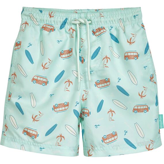 Chlapecké UV kraťasy Playshoes Surfbus - mint green