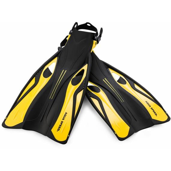 Plavecké ploutve na šnorchlování Aqua Speed Swift - yellow ROSTOUCÍ