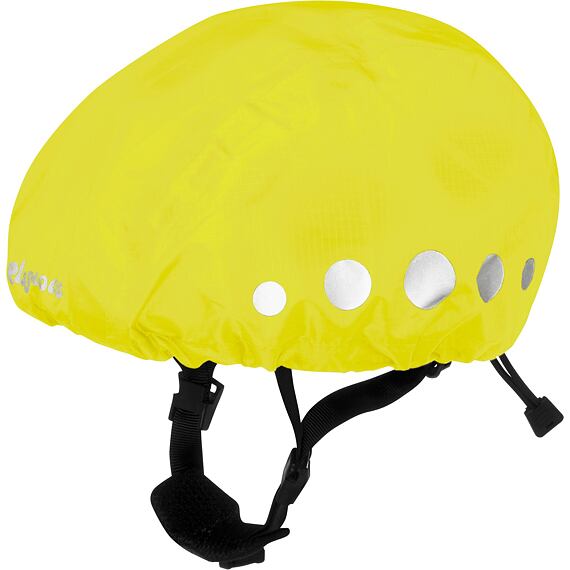 Dětská cyklistická pláštěnka na přilbu Playshoes neonově žlutá