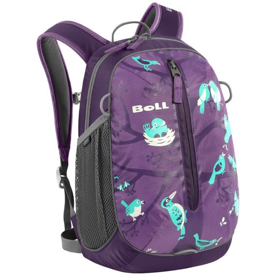 Dětský batoh Boll Roo lavender 12 l s plyšákem Myškou