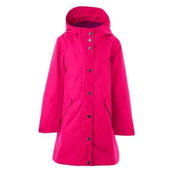 Dívčí nepromokavý kabát Huppa Janelle fuchsia 40g