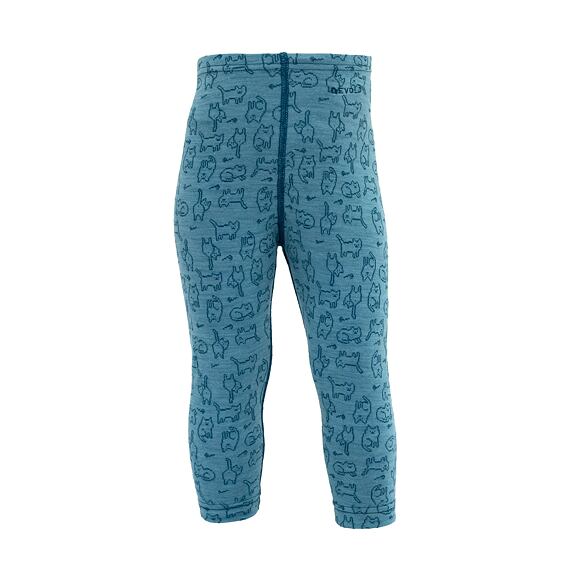 Dětské funkční kalhoty s merinem Devold Duo active baby moon