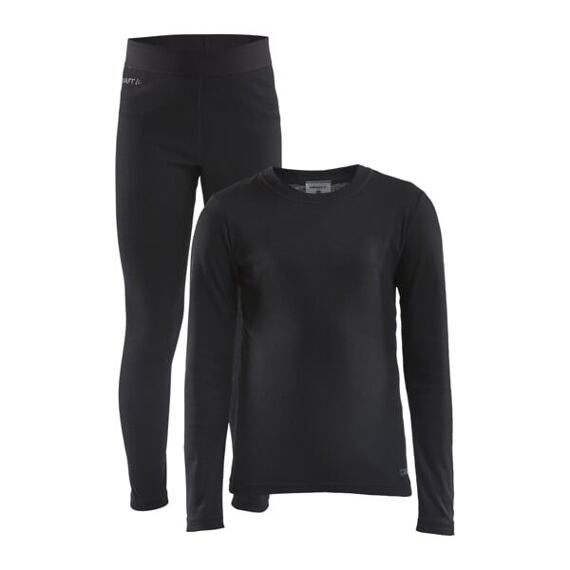 Dětské termoprádlo Craft Core set Warm Baselayer černé