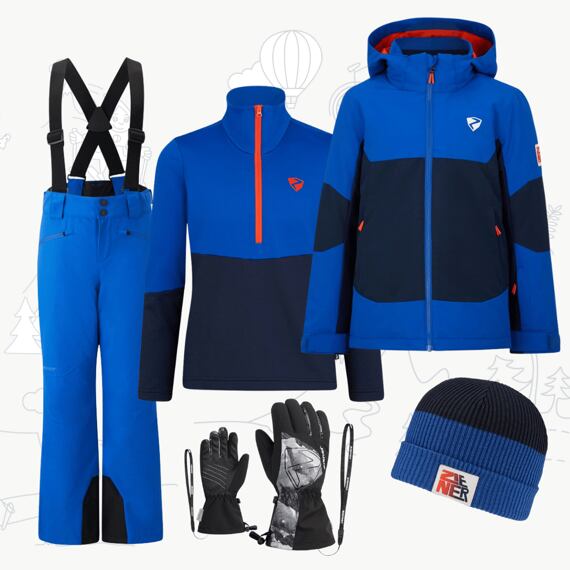 Dětský zimní outfit Ziener pro juniory Agimo - cobalt blue