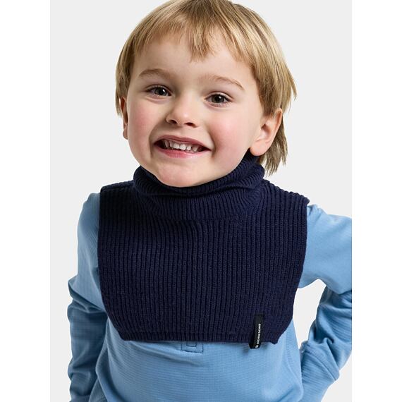 Detský zimný nákrčník Didriksons Delfinen Scarf 3, tmavomodrý