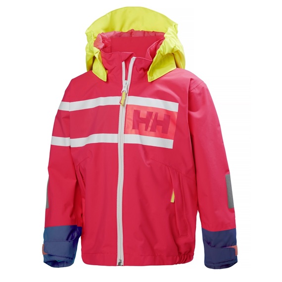 Dětská nepromokavá bunda Helly Hansen K Salt Power magenta