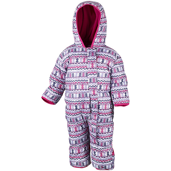 Dětská zimní péřová kombinéza Columbia Snuggly Bunny Bunting 687 Rosewater Zigza