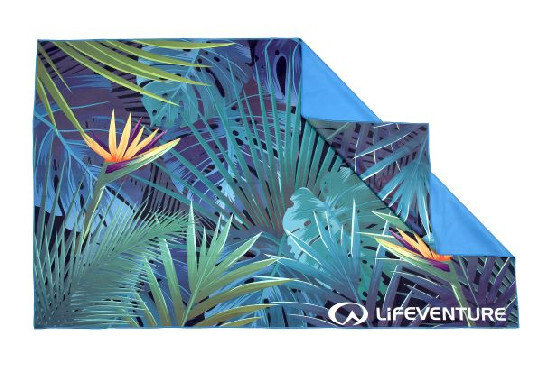 Rychleschnoucí ručník LifeVenture SoftFibre Printed Trek Towel Tropical