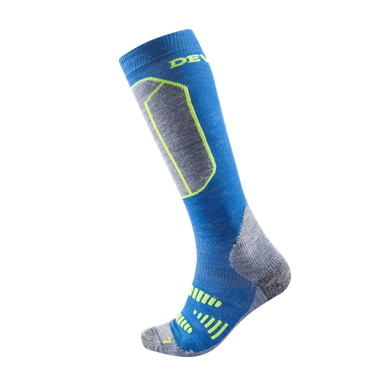 Dětské funkční podkolenky na lyže s merinem Devold Alpine Kid sock royal