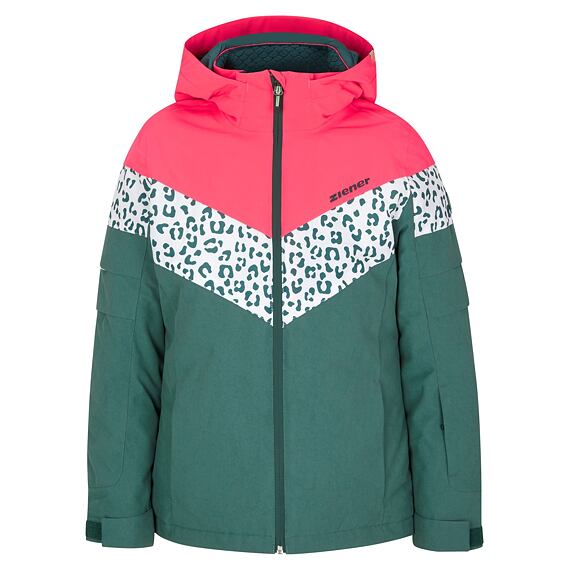 Dětská zimní bunda Ziener Alja Jr spruce green washed