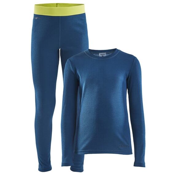 Dětské termoprádlo Set Craft Core Warm Baselayer tmavě modré