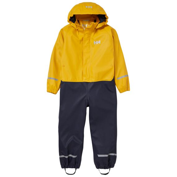 Dětská kombinéza do deště Helly Hansen s fleecem K Bergen essential yellow