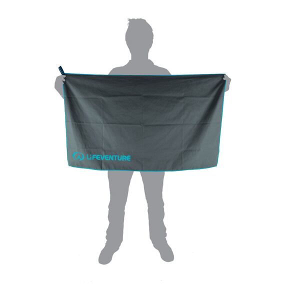 Rychleschnoucí ručník Lifeventure Recycled SoftFibre Trek Towel gray