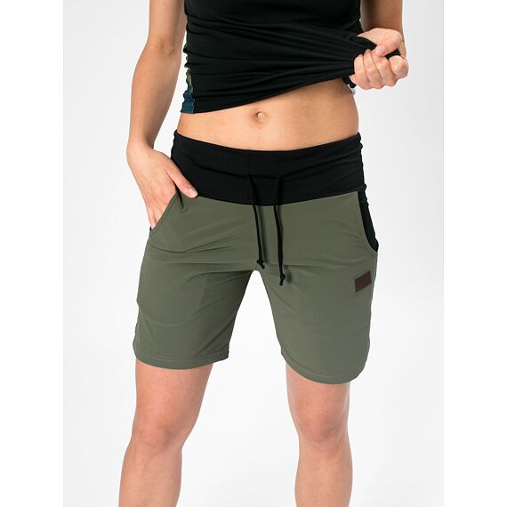 Dámské outdoorové kraťasy Drexiss SPORT khaki