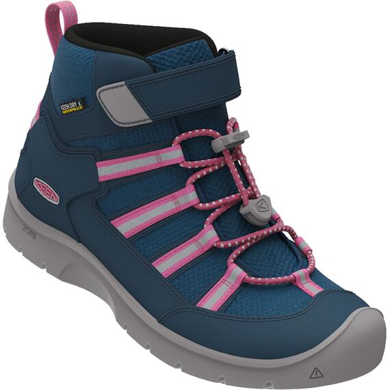 Dětské boty Keen Hikeport 2 Sport Mid WP Blue wing teal/fruit dove