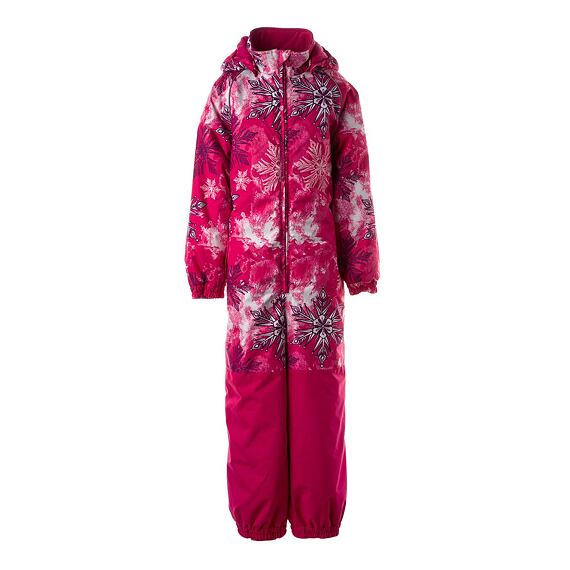 Dětská zimní kombinéza Huppa Wille 1 fuchsia pattern / fuchsia