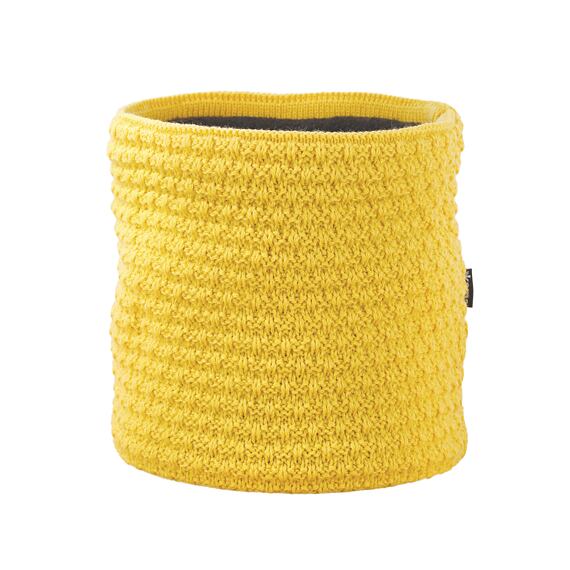 Pletený Merino nákrčník Kama S26 žlutá